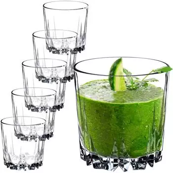 Kadax Tumbler-Gläser Set, transparent, 300ml, 6er-Set (K381)