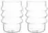 Leonardo SOLE Trinkglas 440ml, Wellenform, klar, 2er-Set (057167)