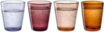 Leonardo Burano Trinkglas-Set 4-teilig, bunt, 330ml (055289)