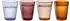 Leonardo Burano Trinkglas-Set 4-teilig, bunt, 330ml (055289)
