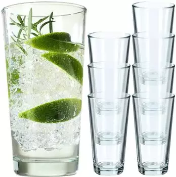 Kadax Cocktailgläser 340ml, 8er-Set, spülmaschinenfest