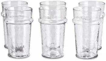 Loberon Avrilla Gl&auml;ser 6er-Set, mundgeblasen, klar (17521-19-1)