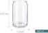 Relaxdays Longdrinkgläser transparent, 4er Set, 480ml