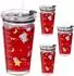 Relaxdays Kindergläser mit Einhorn-Motiv, Glas, 4er Set