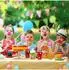 Relaxdays Kindergläser mit Einhorn-Motiv, Glas, 4er Set