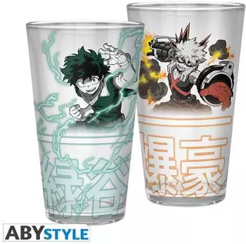 ABYstyle My Hero Academia Izuku & Bakugo Glas 400ml (ABYVER152)