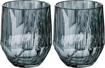 Koziol Superglas Club No. 24 Wein-Tumbler 2er Set, 300ml, transparent grau (4489540)