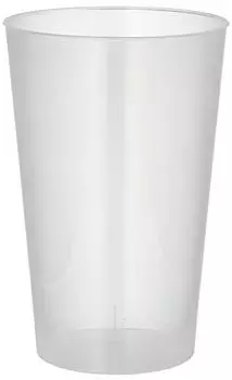 Starpak Mehrweg-Trinkbecher PP 0,3l transluzent, 150 Stück (4002911564738)