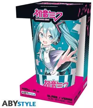 ABYstyle Hatsune Miku Miku City Glas 400ml (ABYVER291)