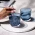 Villeroy & Boch Like Glass Trinkgläser mit Karaffe 5er Set, blau (ice), Glas (66565156-0)