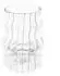 Mulex Bubble Getränkebecher Cocktail Borosilikatglas 500ml, 8-tlg. (MX-151443-4x)