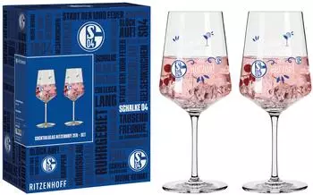 Ritzenhoff Sprizz-Glas FC Schalke 04 544ml, 2er-Set (9056001)