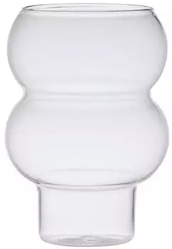 ZOHA Two Bubble Cocktailglas, Borosilikatglas, 535ml, 2er Set (ZOHA-013)