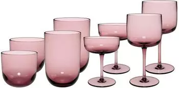 Villeroy & Boch Like Glass Gläser-Set 8er, Glas, grape (85610407-0)