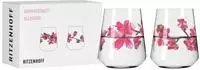 Ritzenhoff GL&Auml;SERSET Transparent, Pink 11.0 cm