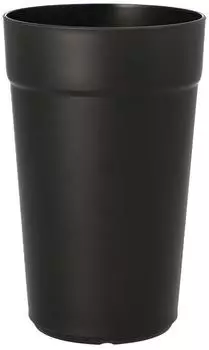 Papstar Circulware by Haval Mehrweg-Trinkbecher PP rund 0,4l schwarz, 64 Stück