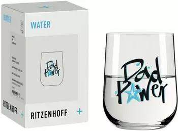 Ritzenhoff Wasserglas "Dad Power" 380ml (8174008)