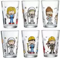 Ritzenhoff & Breker BERUFE Kinderbecher Set Jungs & M&auml;dchen 6-teilig