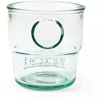 H+H Rycicl Auth 6 stapelbare Gläser aus Recyclingglas 320cc (3015730)