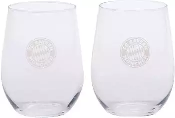 FC Bayern M&uuml;nchen Wasserglas 2er-Set 0,4l (28693)