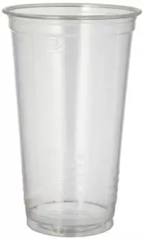 Papstar PLA-Kaltgetr&auml;nkebecher "pure" 0,5l, glasklar, 60 St. (87487)