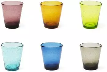Excelsa Gl&auml;serset 300 ml 6er-Set Wei&szlig;
