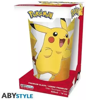 ABYstyle Pikachu Foil Trinkglas 400ml (ABYVER250)