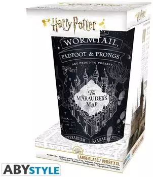 ABYstyle Harry Potter &bdquo;Die Karte des Rumtreibers" schwarzes Glas (EA1022A217)
