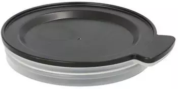 Papstar Circulware by Haval Mehrweg-Deckel PP rund &Oslash; 8cm, schwarz, 192 St&uuml;ck (97029)