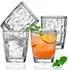 LuxusKollektion Acrylbecher 300ml transparent, 4er-Set, stapelbar