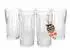 BigDean Longdrinkgläser Set 6-teilig 375ml, transparent, spülmaschinenfest