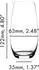 Riedel The O Wine Tumbler Champagnerglas, 2 Stück (0414/28)