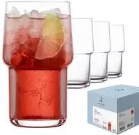 Zwiesel Glas 124586, ZWIESEL GLAS Serie CLICK Longdrinkglas Bierglas stapelbar 4