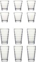 LEONARDO Gl&auml;ser-Set "Onda" je 6 kleine und gro&szlig;e Becher