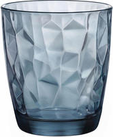 Bormioli 302259M02321990, Bormioli DIAMOND Tumbler 0,39l Ocean Blue KT 6 St