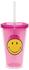 Zak Smiley Trinkbecher mit Trinkhalm 49 cl rosa