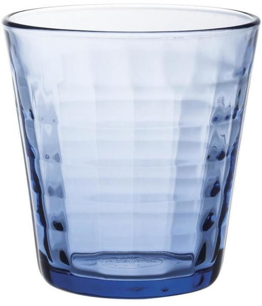 Duralex Prisme Trinkglas 270 ml Marine Blau 16er Set