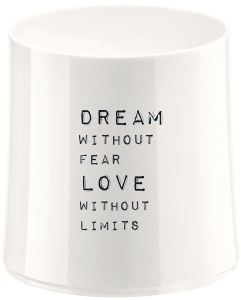 Koziol CHEERS NO. 2 DREAM WITHOUT FEAR Trinkglas - cotton white - 250 ml