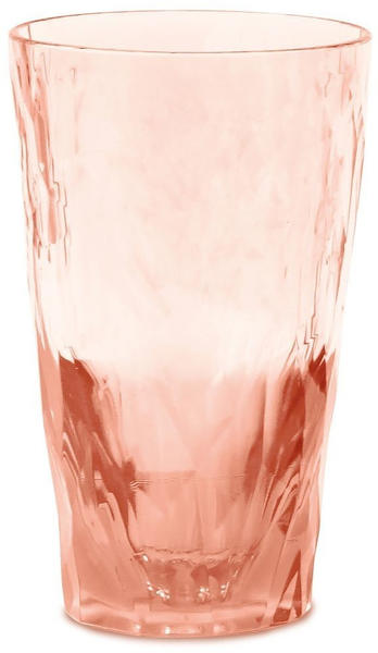 Koziol CLUB NO. 6 Longdrink-Glas - transparent rose quartz - 300 ml