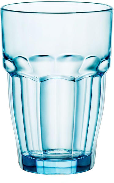Van Well Rock Bar Trinkglas 370 ml 6er Set hellblau