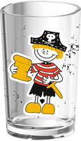 Emsa 513721, Emsa Kindertrinkglas PIRATE sw, Grundpreis: &euro; 3,17 / St&uuml;ck