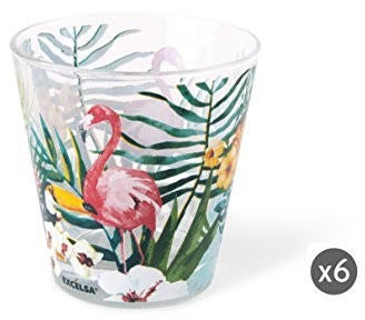 Excelsa 61979. Wassergläser-Set, Mehrfarbig, 6 Einheiten