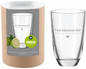 Leonardo GIN-Glas Fuck Valentines day