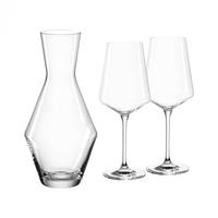 LEONARDO Gl&auml;ser-Set "PUCCINI" (1 Karaffe, 2 Weingl&auml;ser), 3-teilig