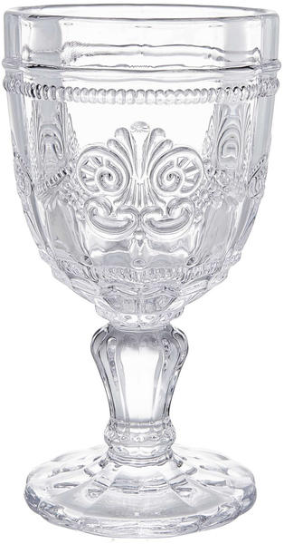 Butlers Victorian 6x Trinkglas mit Stiel 230ml Transparent