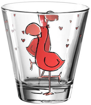 Leonardo 6er-Set Trinkgläser Flamingo Bambini 215 ml rosa 12754659