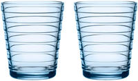 Iittala Trinkglas 2er-Set 0,22 l Aino Aalto Aqua