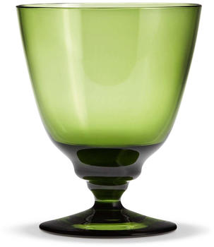Holmegaard Flow Glas auf Fuß, 35cl/ Olivgrün - Olivengrün