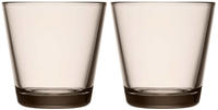 iittala 2er-Set: Gl&auml;ser "Kartio" in Beige - 210 ml
