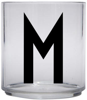 Design Letters Kids Personal Drinking Glass, M - schwarz